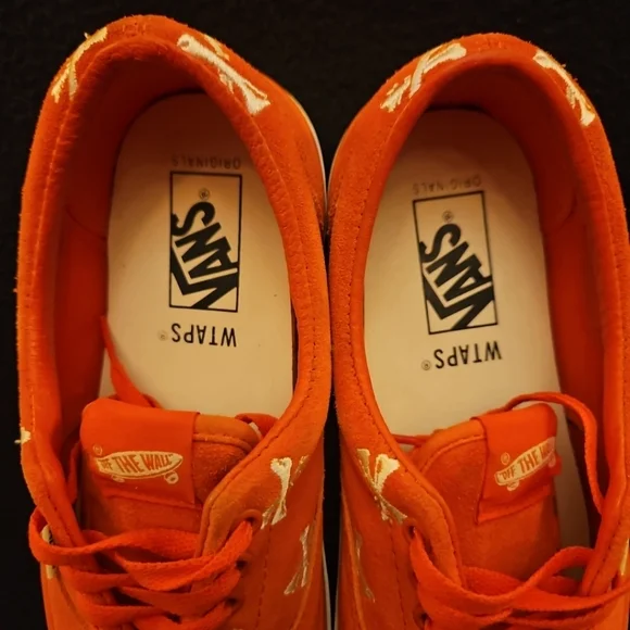 Vans WTAPS Og Era Lx Orange Bones Size 9.5 - Picture 12 of 14